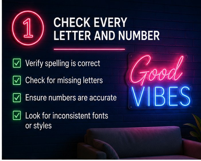 Check Every Letter and Number