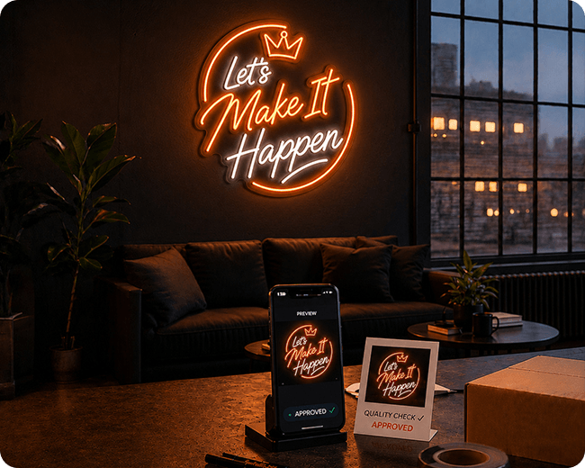 Our Mission neon signs Our Mission neon signs