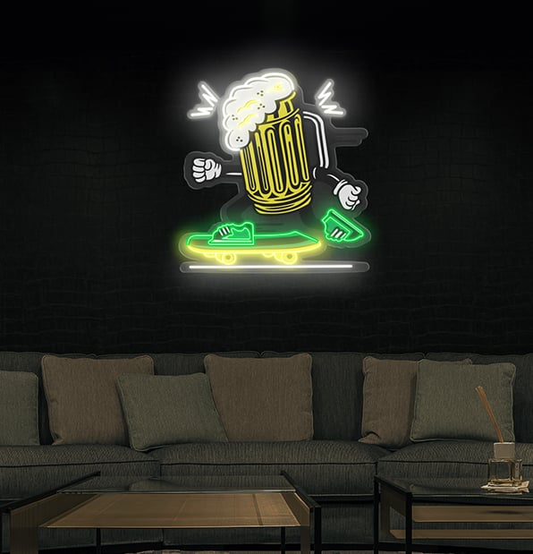 Neon Acrylic Artwork