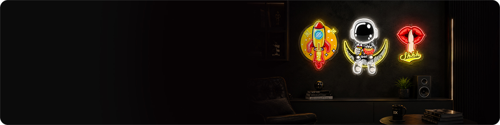 Neon sign artwork Neon sign artwork