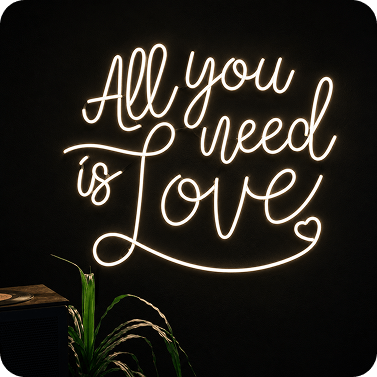 Text Neon Sign Mockups